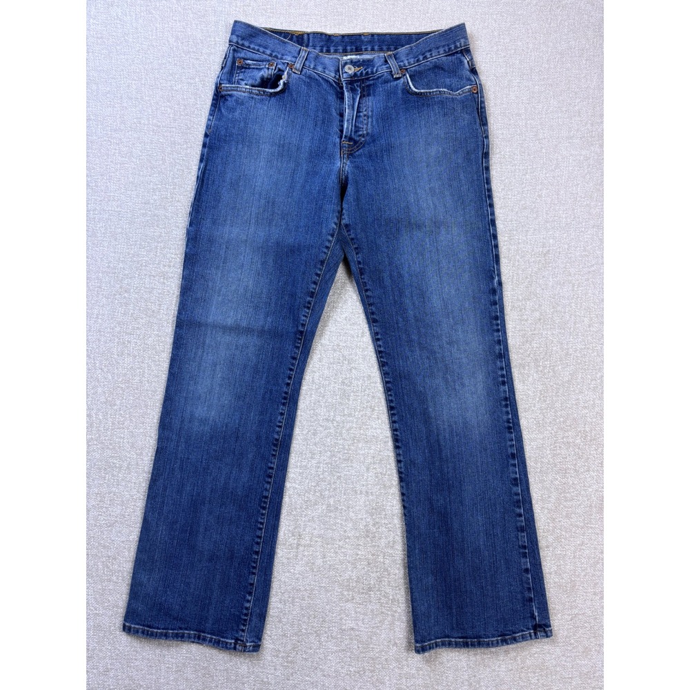 Vintage Lucky Brand Dungarees Gene Montesano Blue Jeans Made in USA 30x30